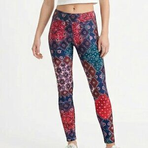American Eagle High Waisted  Yoga Geometric Print Leggings Pants Women’s Size S